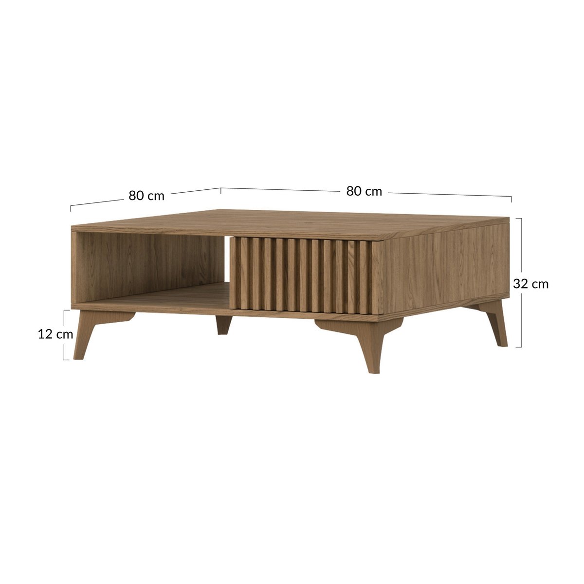 Table basse - PORTMORE bois, BEST MOBILIER