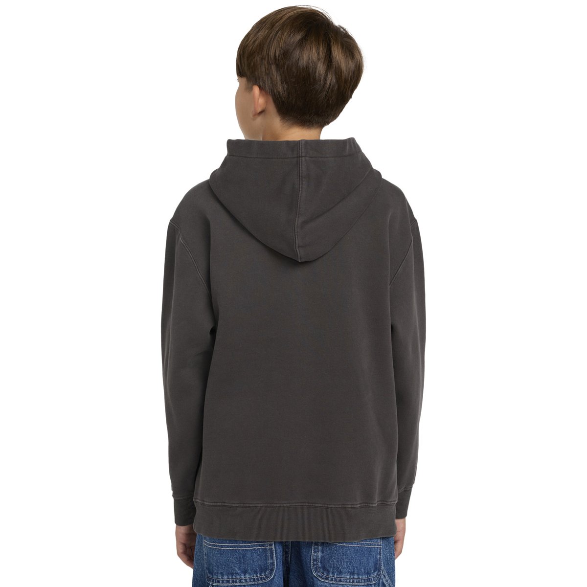 Sweat à capuche LOWCASE PIGMENT PO Y noir off black, ELEMENT
