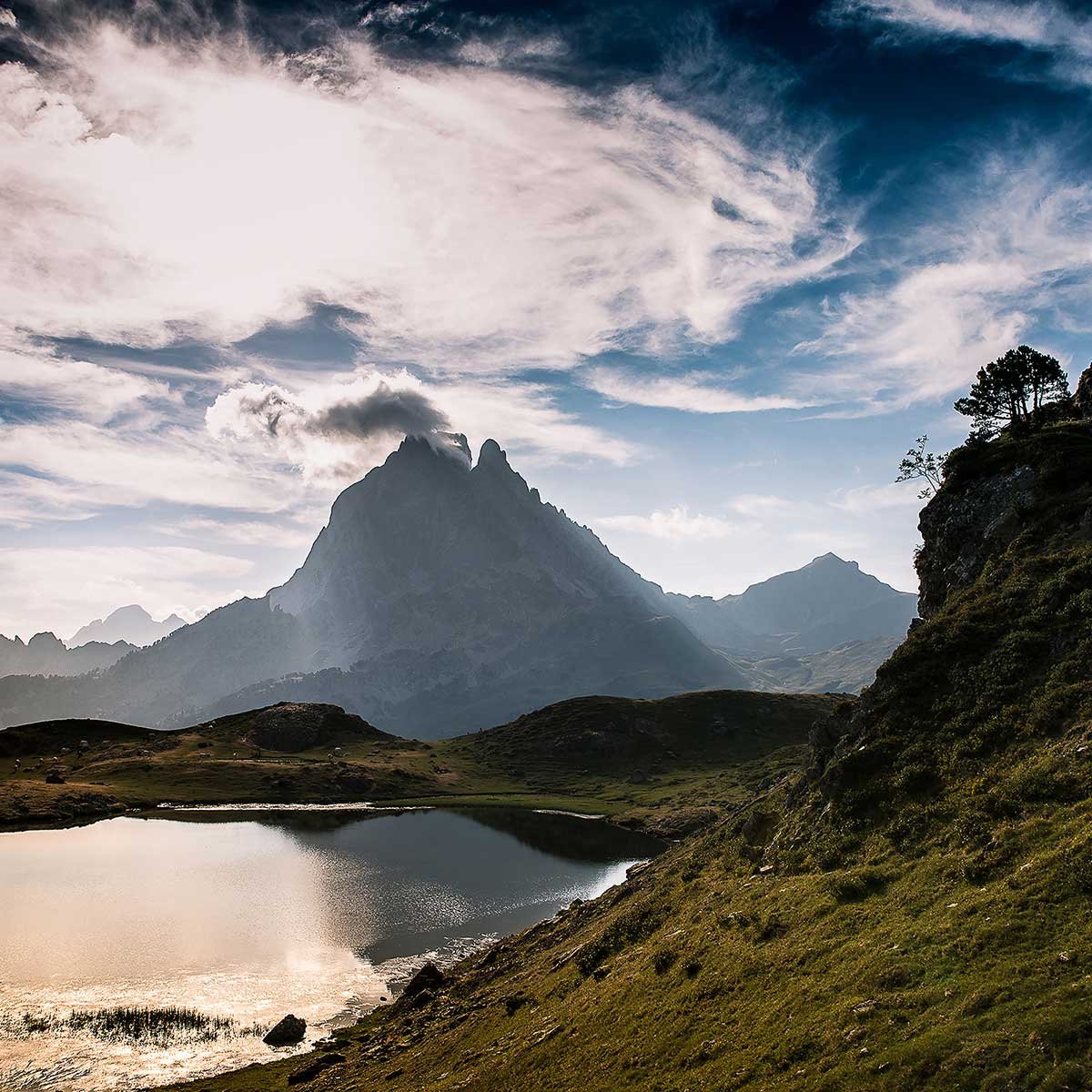 Tableau vallée d'ossau tableau alu dibond, HEXOA