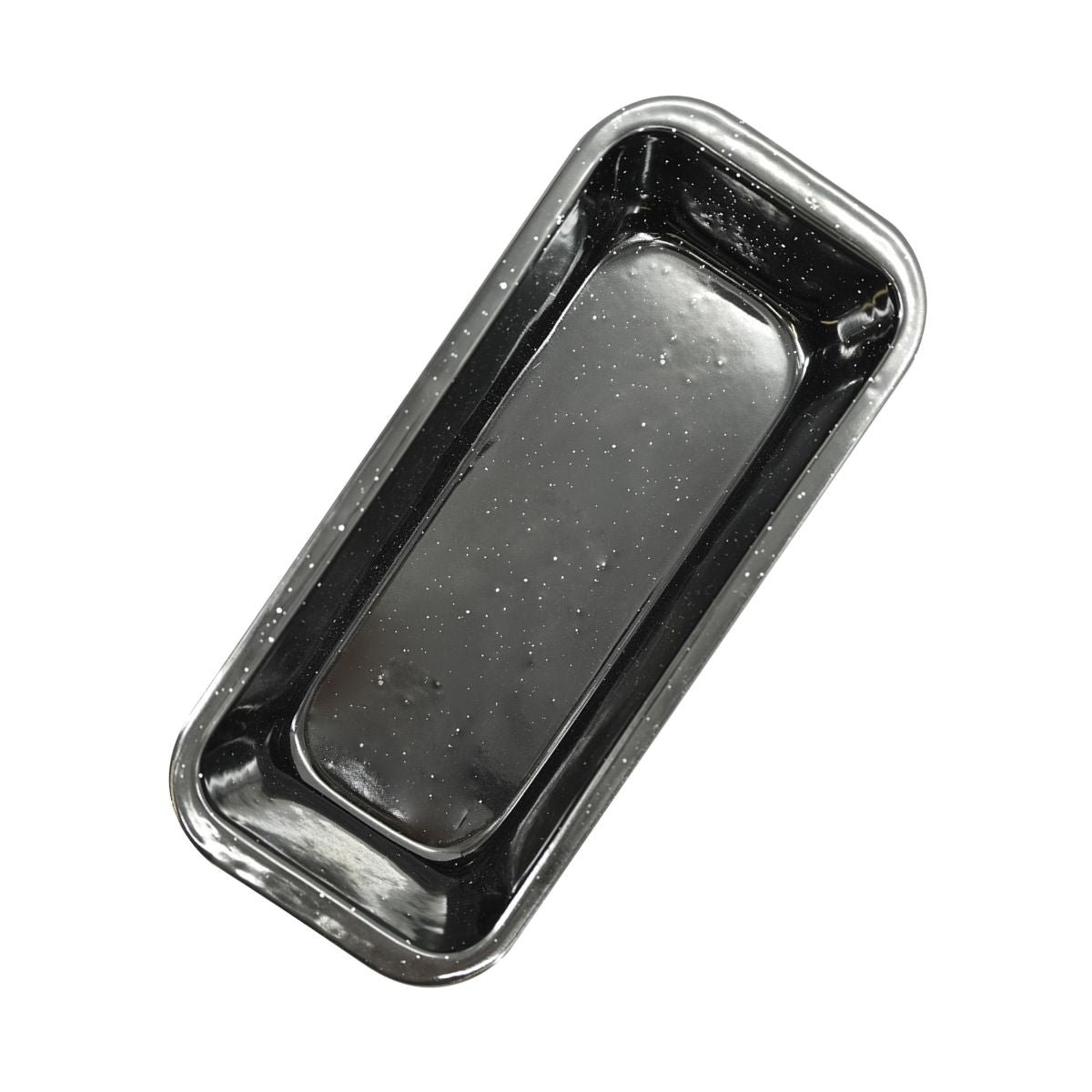 Moule à pain et à cake émaillé 29 cm noir, FACKELMANN