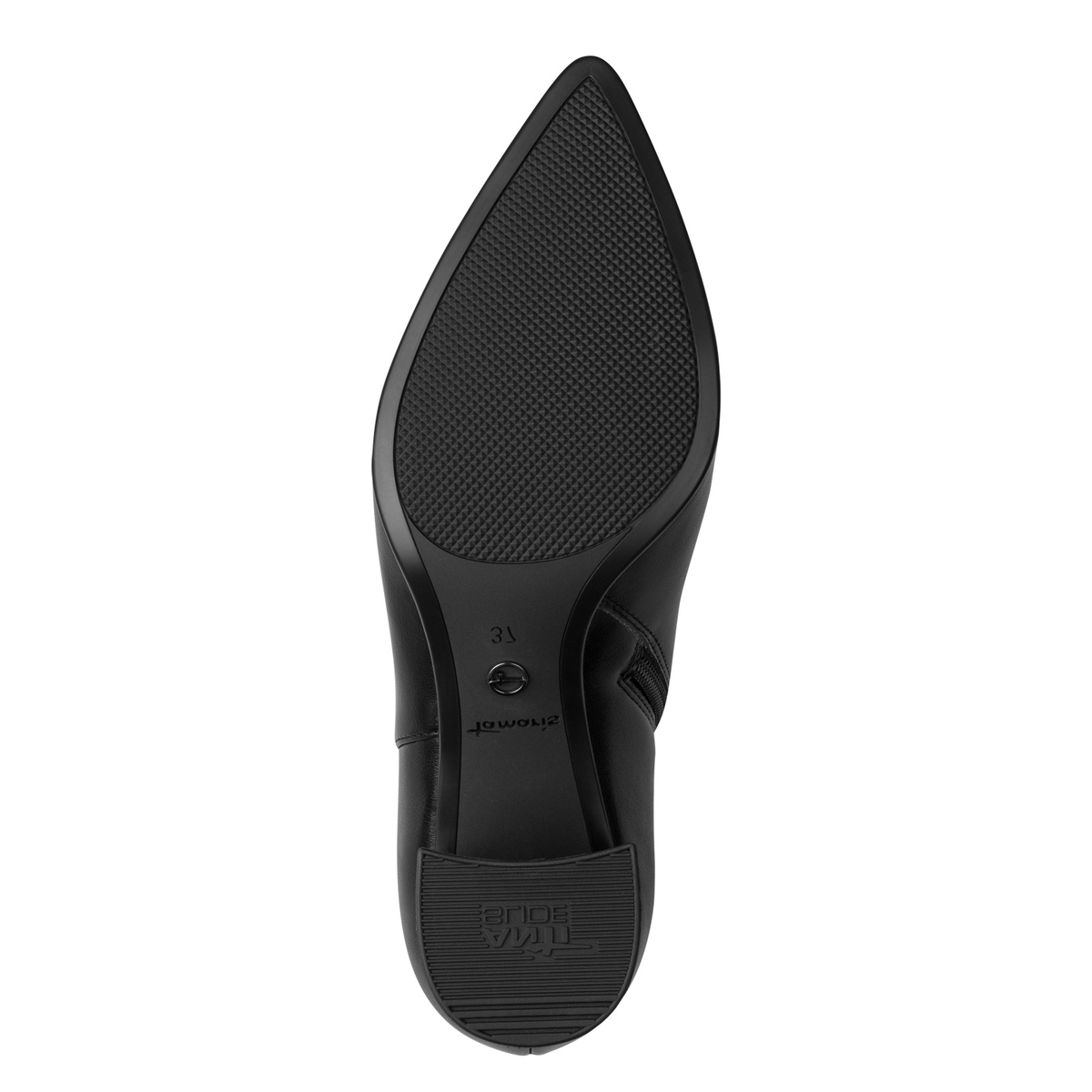 Bottine talon bloc noir, TAMARIS