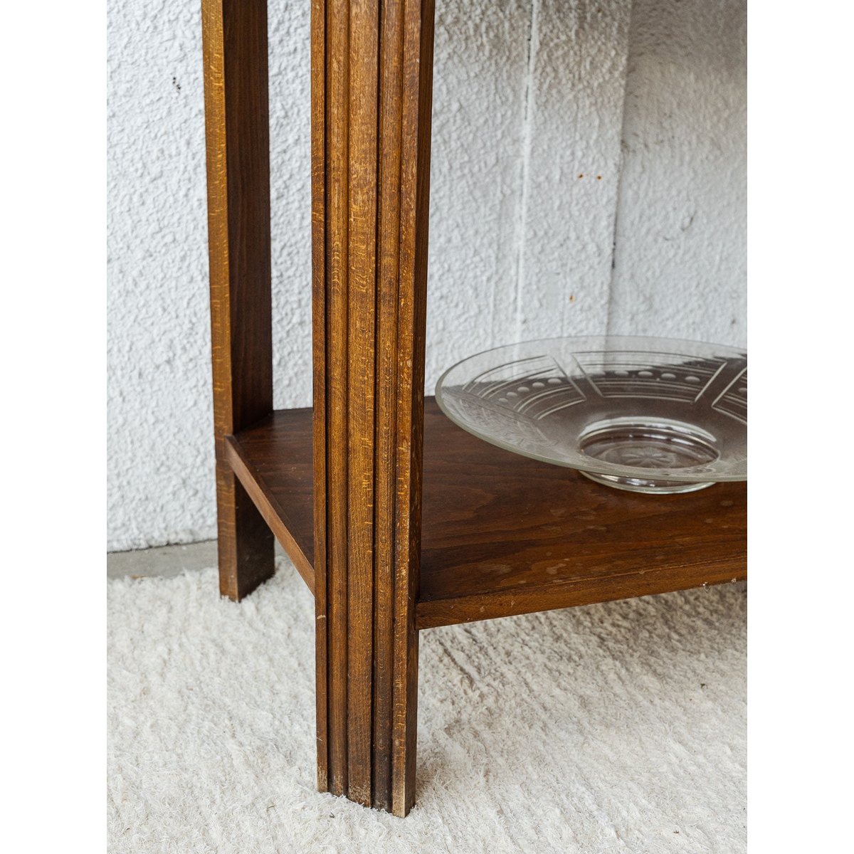Table d'appoint en bois Francine N°217 - Bon état bois, DEBONGOUT