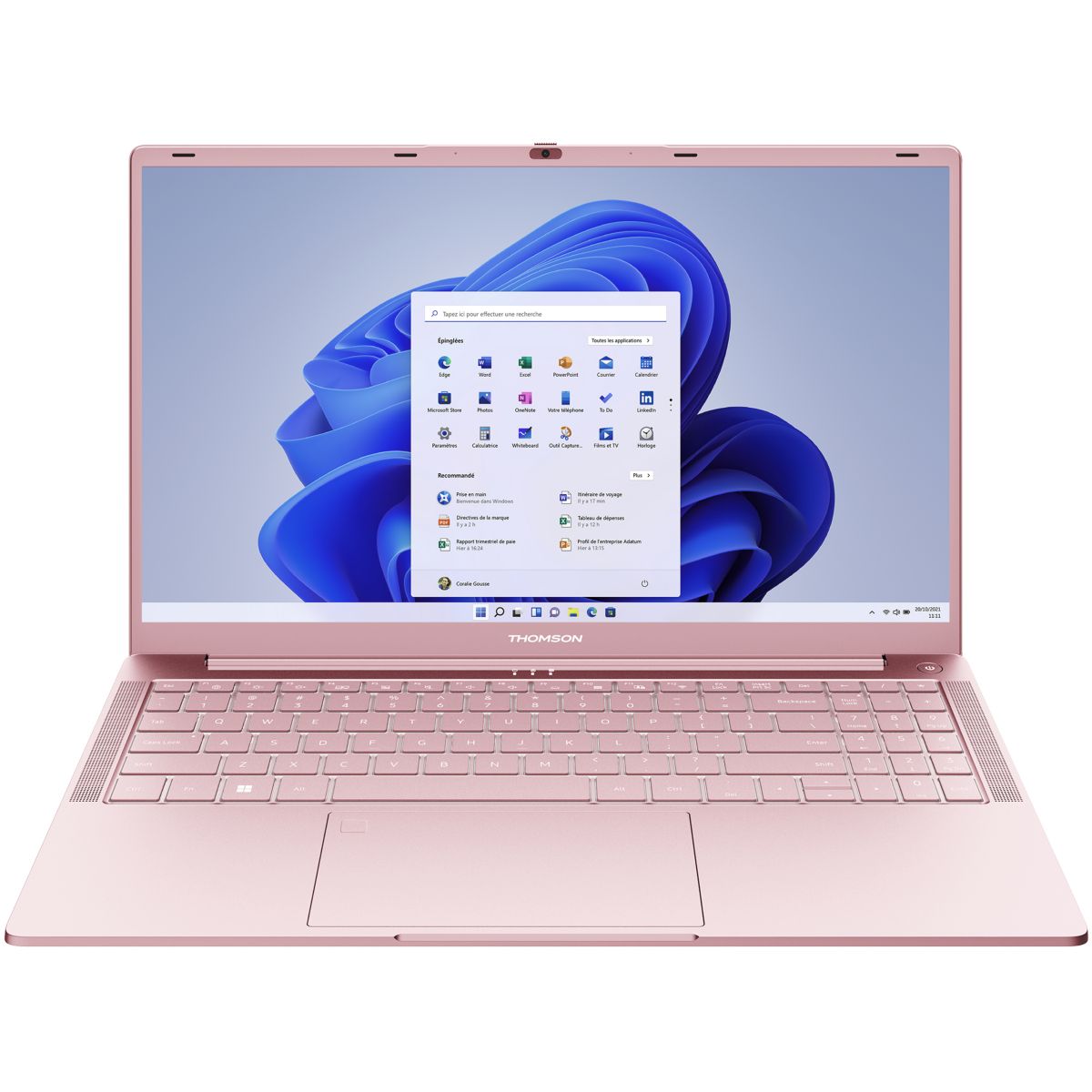 Ordinateur portable NX15R5-16PK512 15,6" AMD Ryzen 5 7430U 16 Go RAM DDR4 SSD 512 Go couleur unique, THOMSON