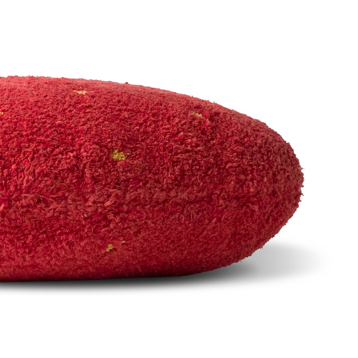 Coussin de sol en coton Fraise PETALS & PALS matcha, rose, rouge érable, bossa nova, rouge vintage, rouge, naturel, vert monstera, ivoire, LORENA CANALS