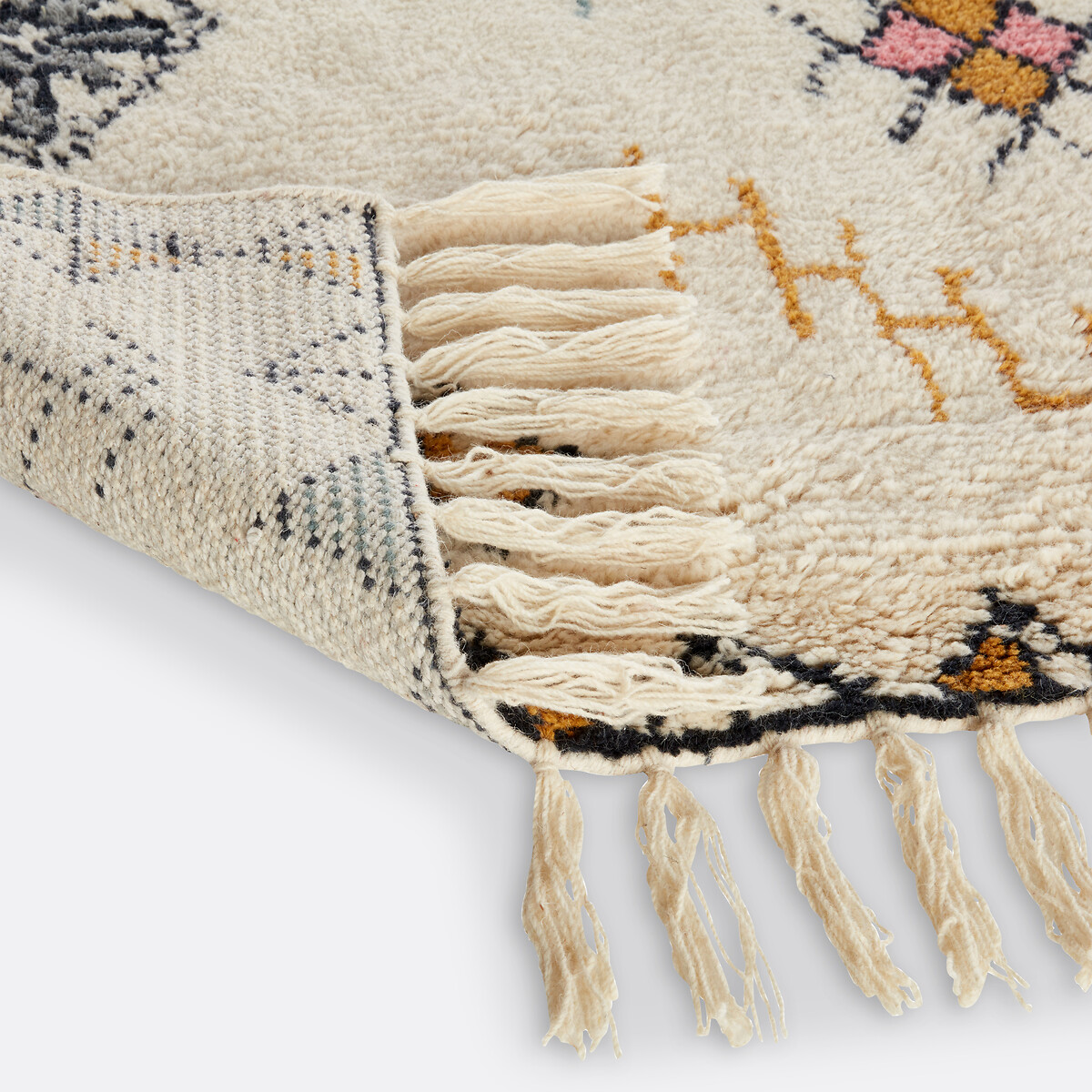 Alfombra estilo bereber de lana, Jalna multicolor, LA REDOUTE INTERIEURS