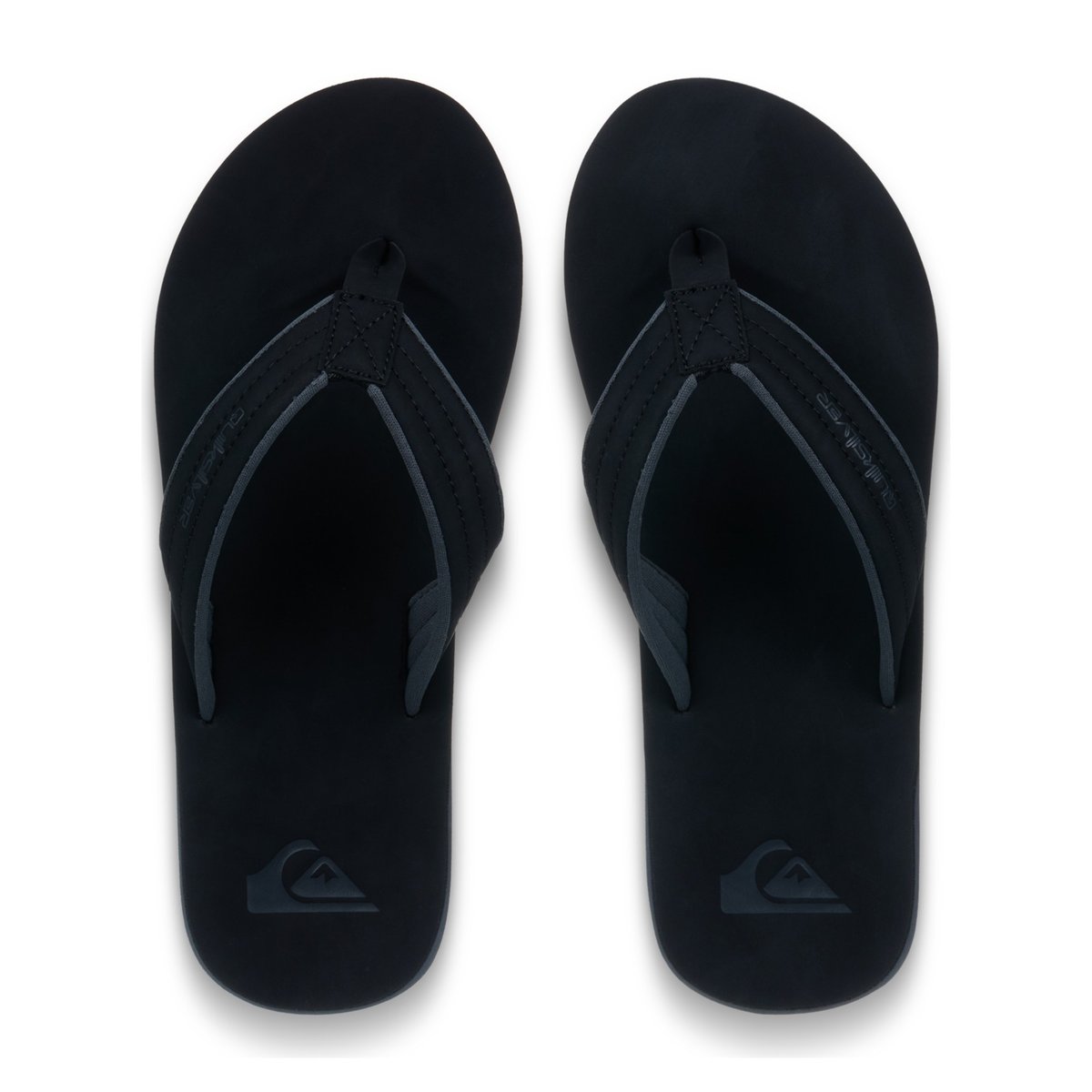 Sandales CARVER NUBUCK noir black 2, QUIKSILVER