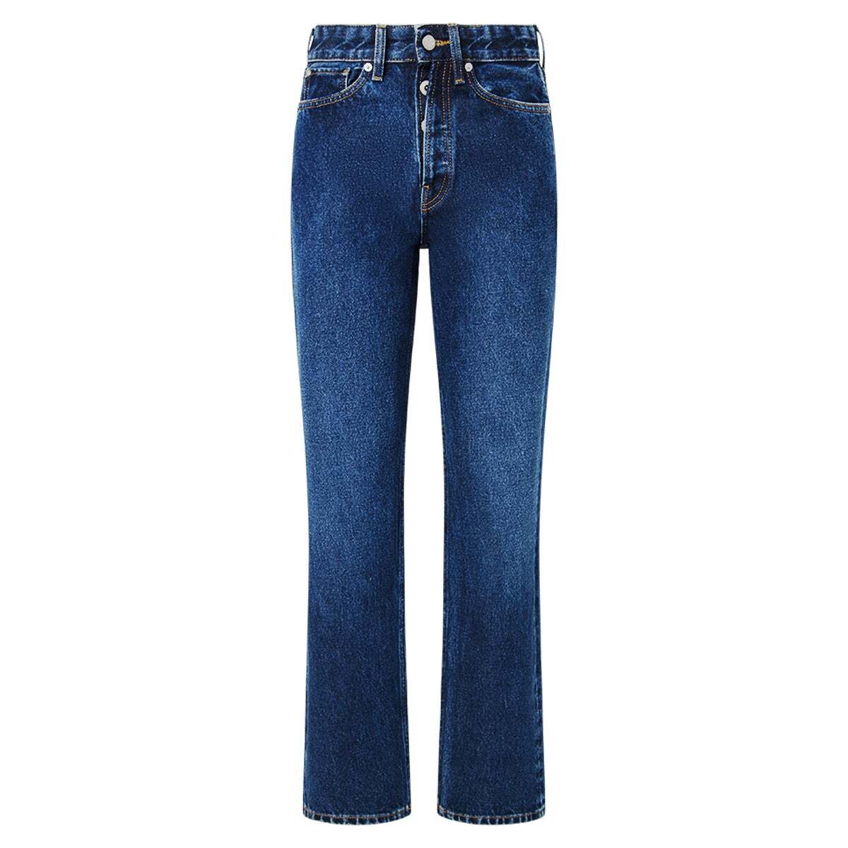 Jean Coupe Regular, Taille Haute 14.5oz blue rigid denim, PEPE JEANS