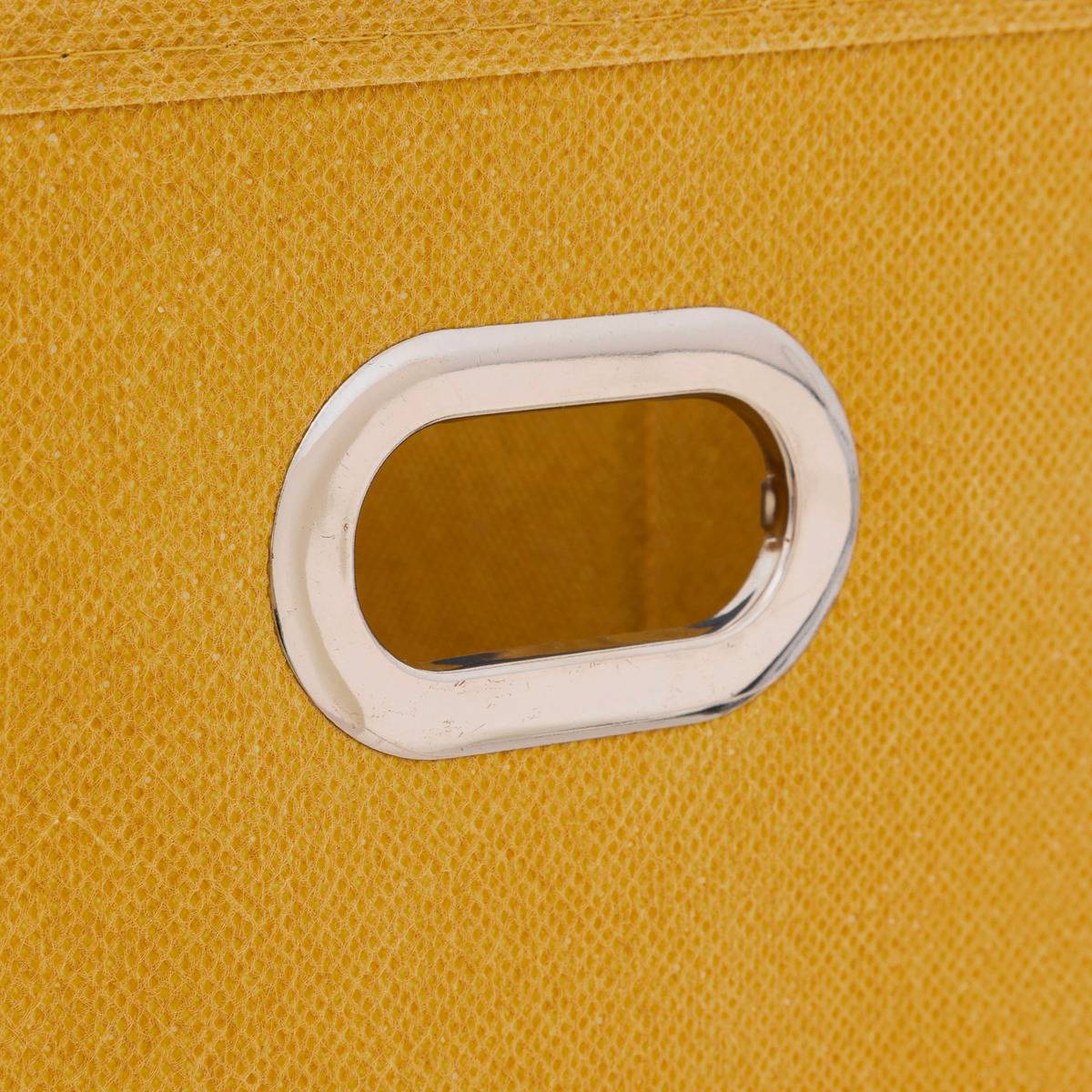 Panier de rangement en tissu MIX'N MODUL moutarde, 5FIVE SIMPLY SMART