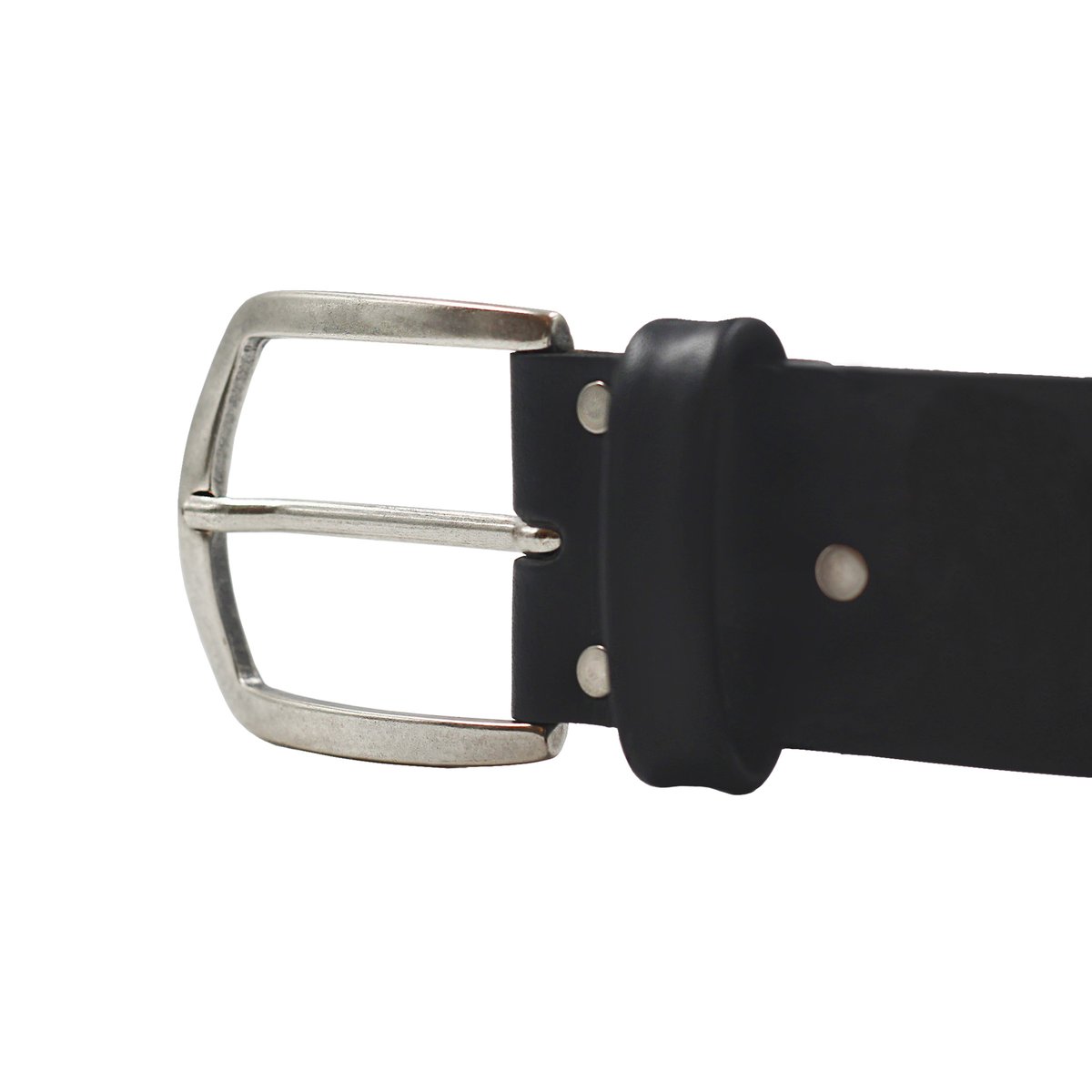 Ceinture Paris cuir lisse noir, JULES & JENN