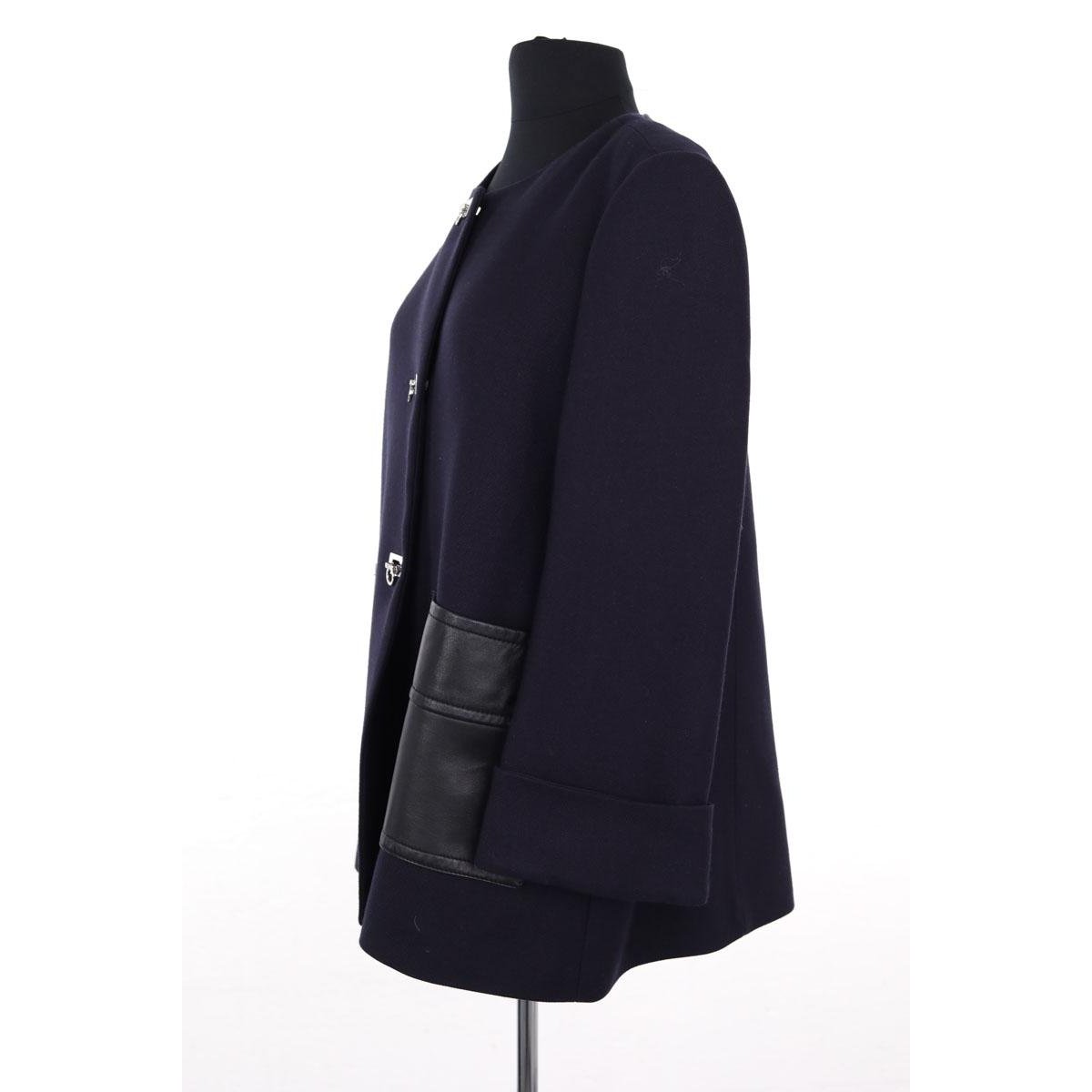 Manteau - Très Bon État marine, CLAUDIE PIERLOT