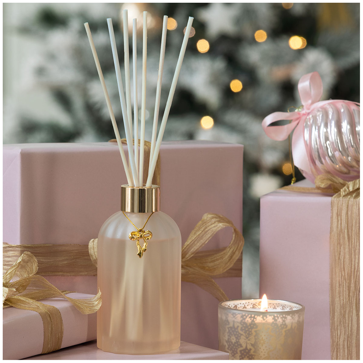 Diffuseur de parfum Orange Cannelle RUBANS DE FÊTE orange, MATHILDE M