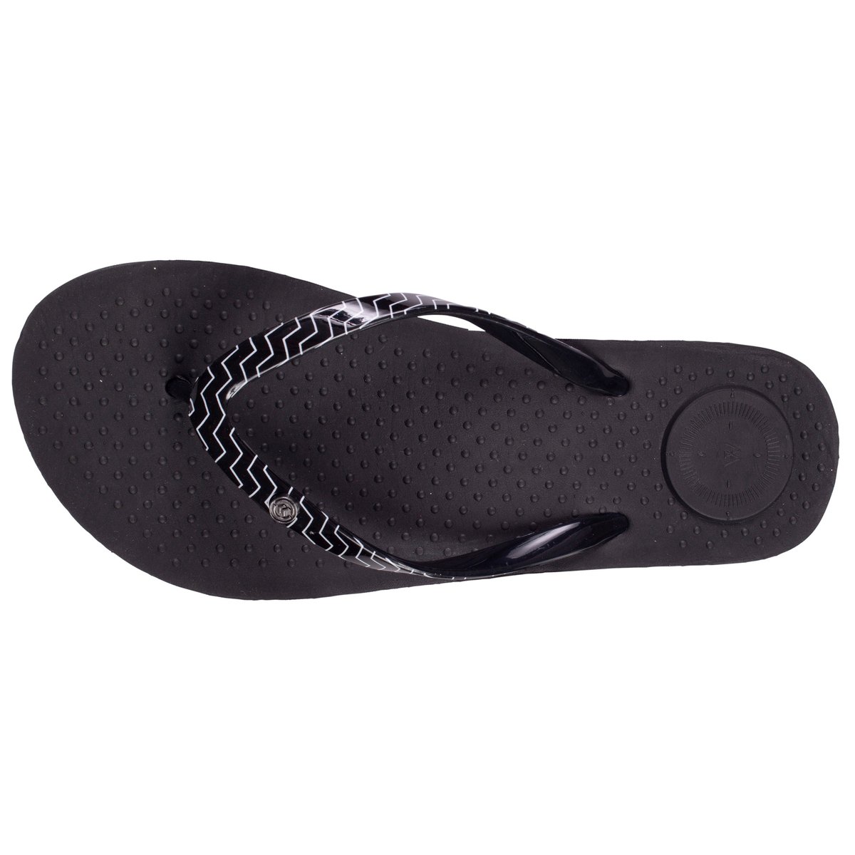Tongs souples, légères, résistantes à l'affaissement et durable. noir, ISOTONER