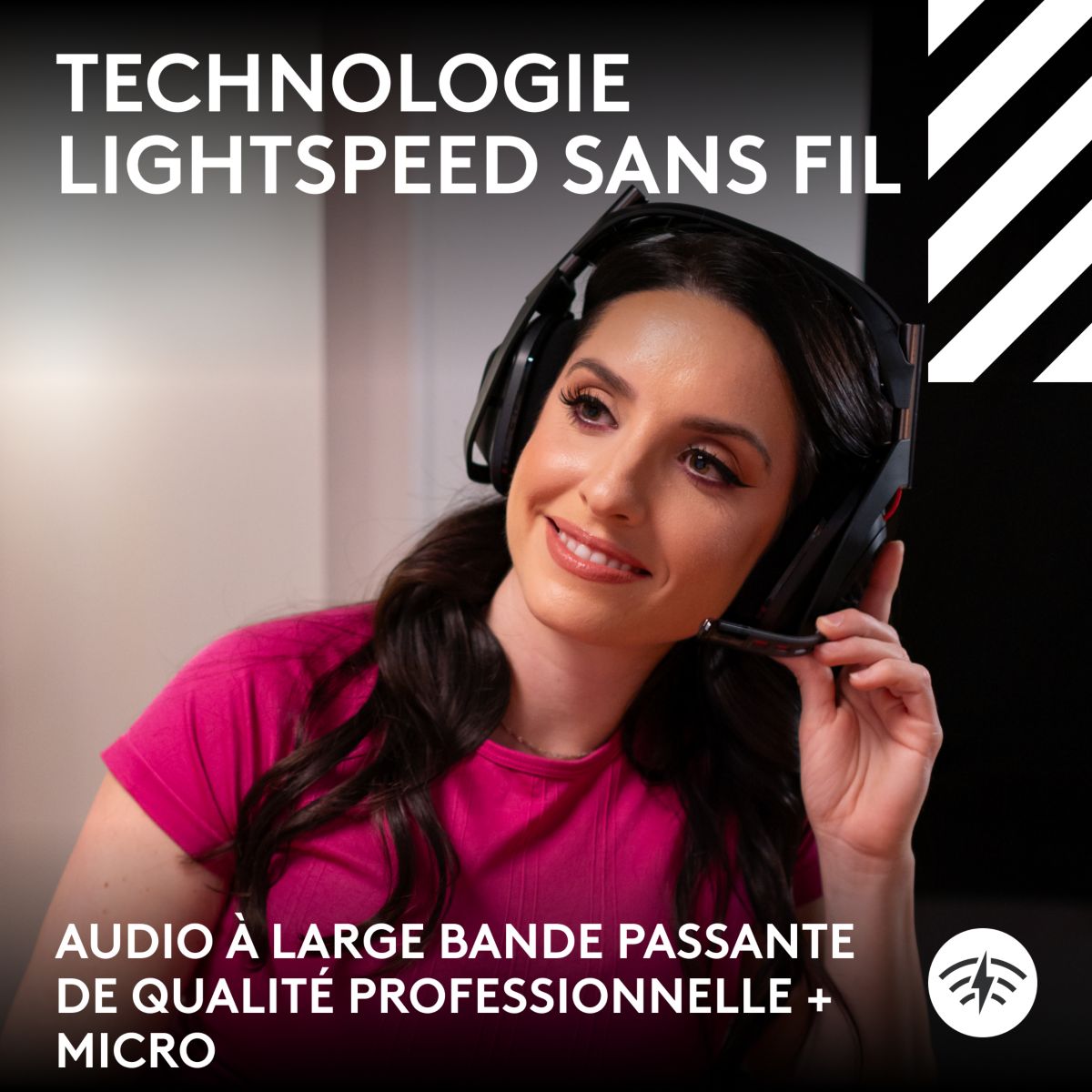 Casque gamer G Astro A50  LIGHTSPEED Noir noir, LOGITECH