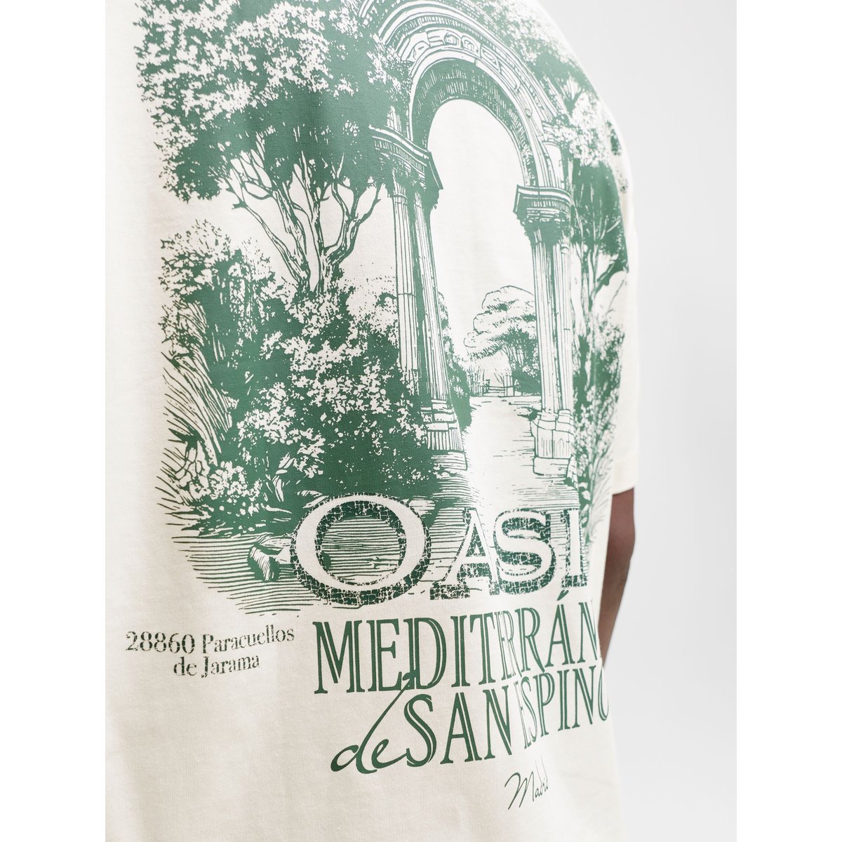 T-Shirt antique white, JACK & JONES