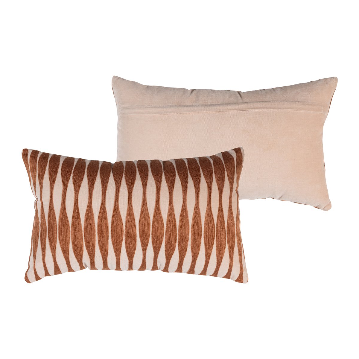 Coussins décoratifs en coton ZENA multicolore, WOOOD