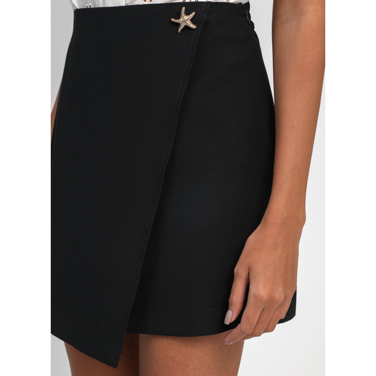 Jupe Courte GIOVANI noir, AN'GE