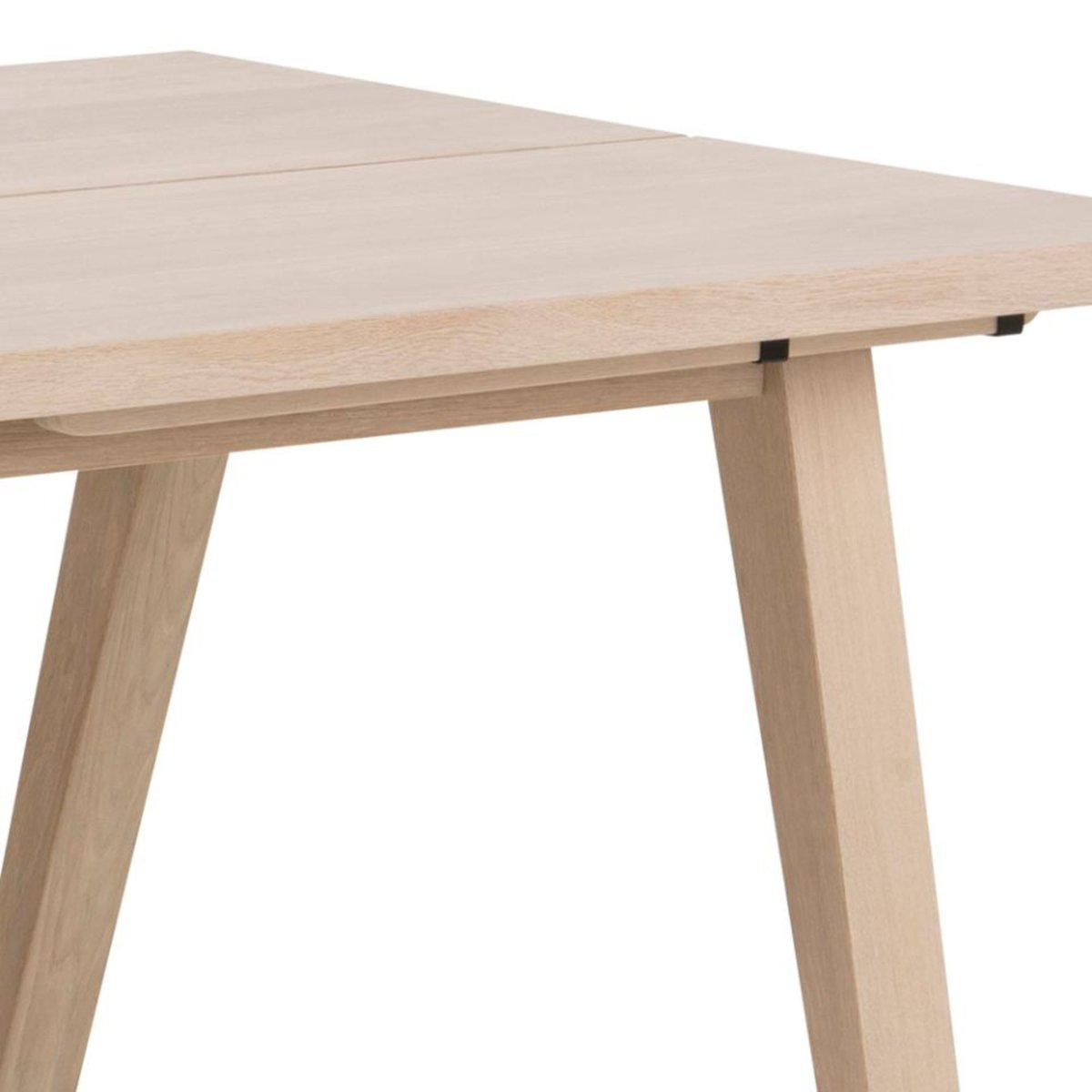 Table à manger rectangulaire en bois blanchi L200 8 personnes - ALISIA bois clair, HELLIN, DEPUIS 1862