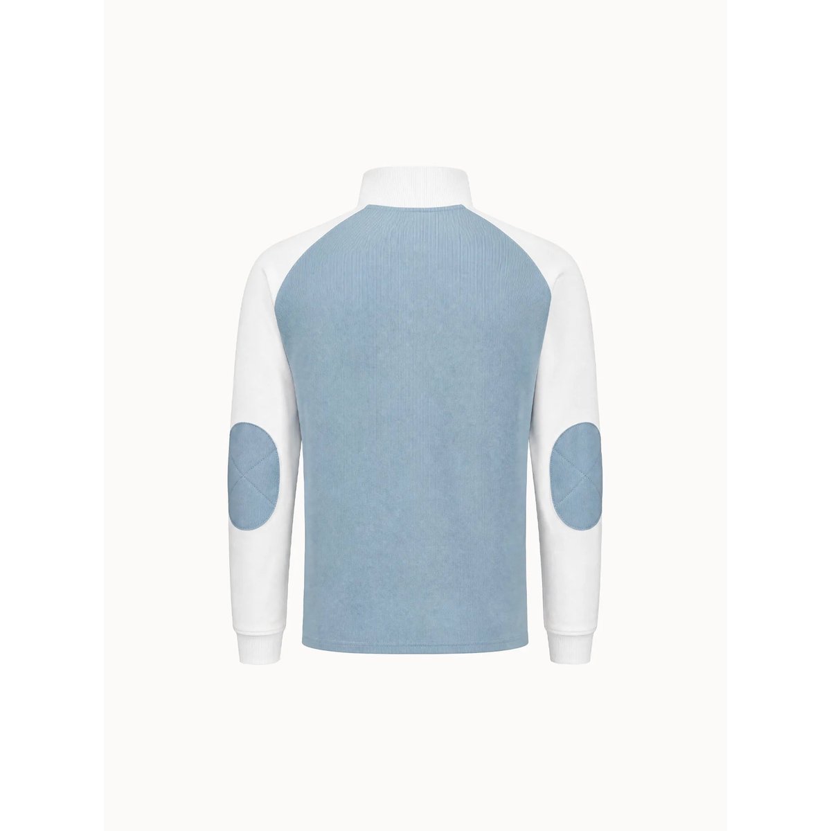 Polo col zippé Équipe de France Olympique 2026 Jeux Olympiques EQUIPE DE FRANCE ashley blue/marshmallow, LE COQ SPORTIF