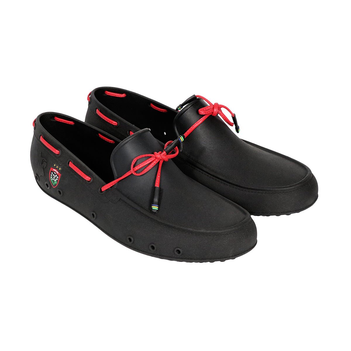 Mocassins Homme CATAMARA X RCT noir et rouge, CACATOES