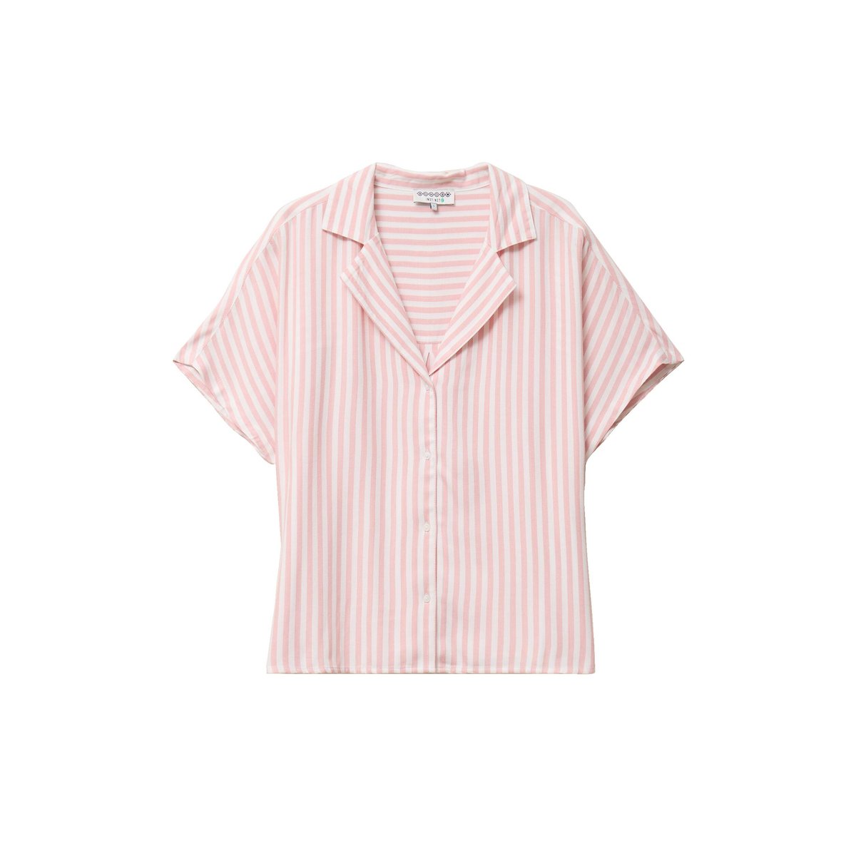 Chemise manches 3/4 rose pastel, BONOBO