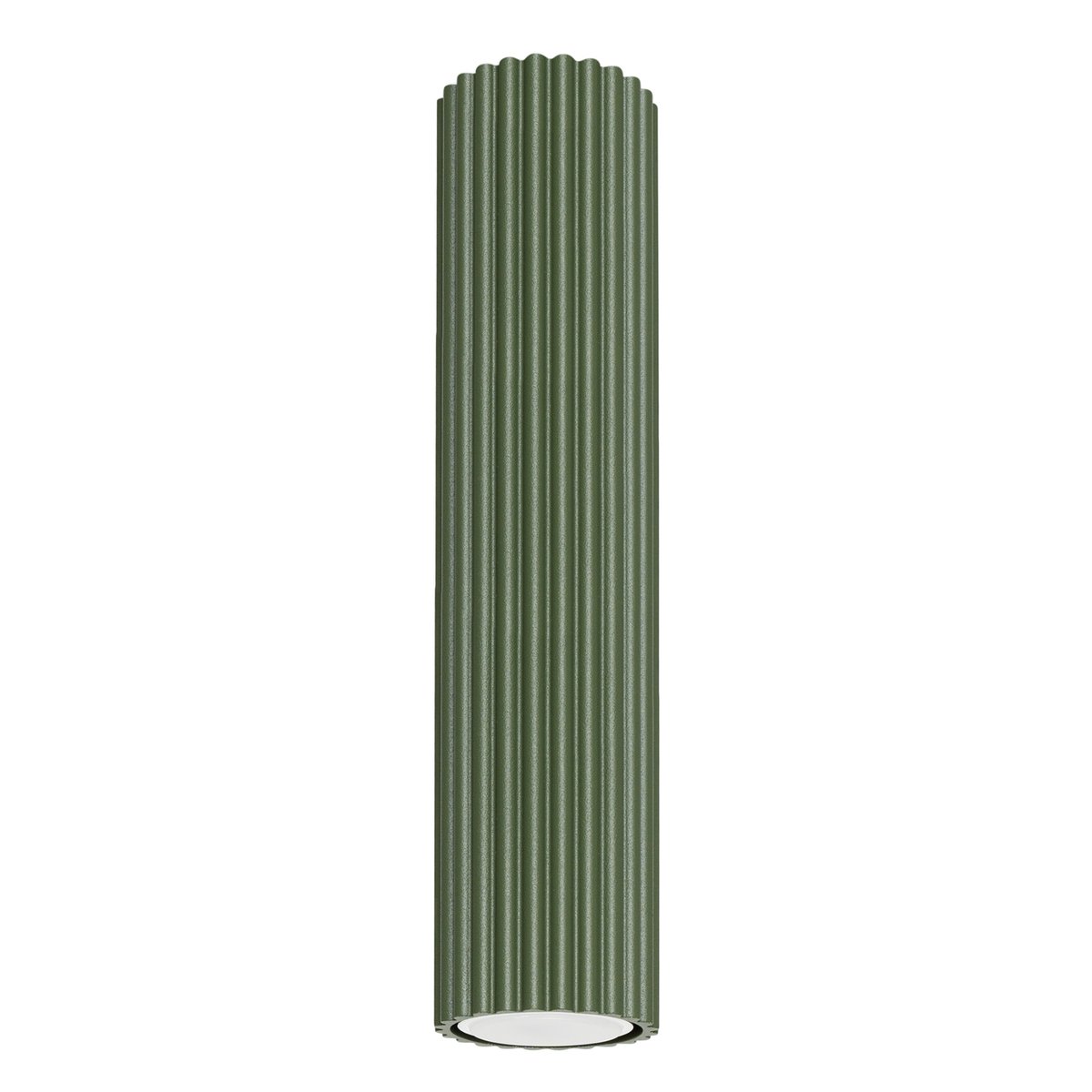 Plafonnier Aluminium Vert Olive GU10 1 Karbon 30 vert, EDEN