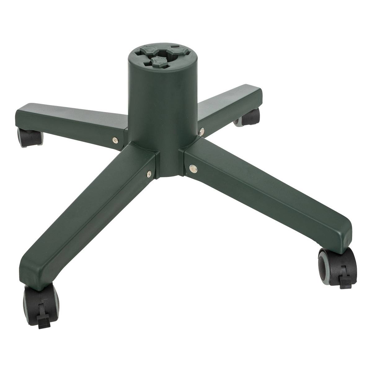 Pied de sapin Rollo D54 cm métal vert vert foncé, ATMOSPHERA
