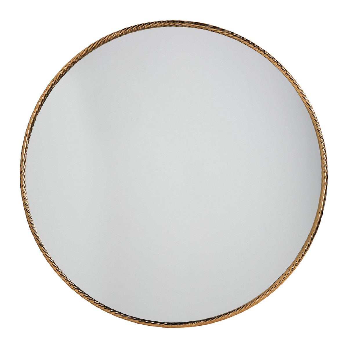 Miroir en fer doré, BLANC D’IVOIRE