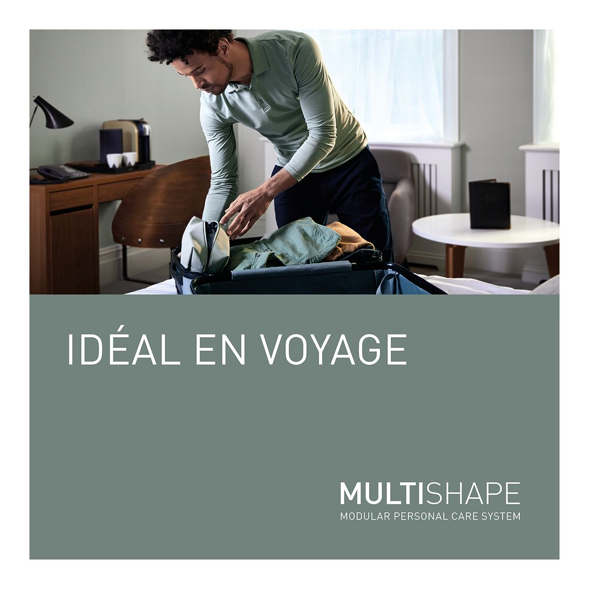 Tondeuse multi usages Multishape ER-CKL2-A301, molette réglable, 58 hauteurs de coupe, précision 0,5 mm, autonomie 70 mn couleur unique, PANASONIC