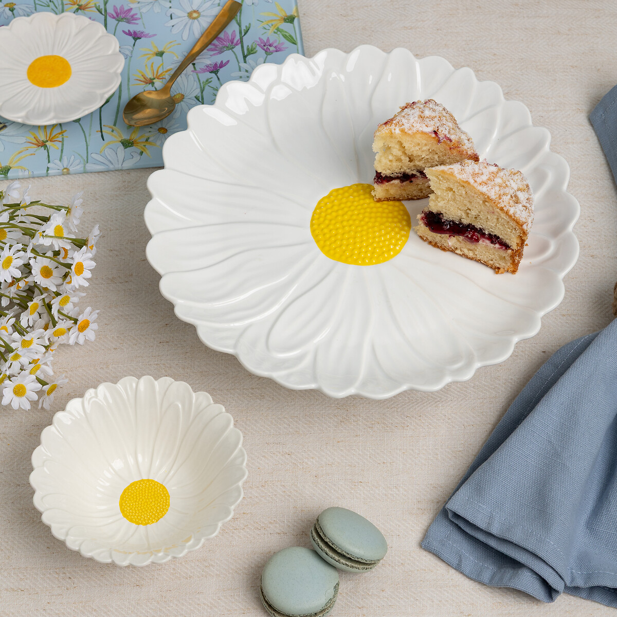 Daisy Cake Stand white, PRICE & KENSINGTON