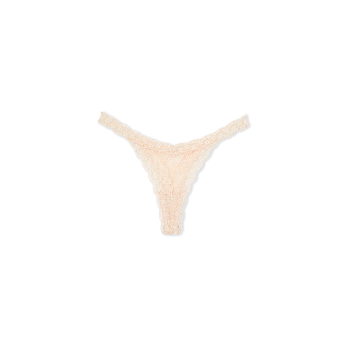 String avec dentelle BETTY rose poudre, ETAM
