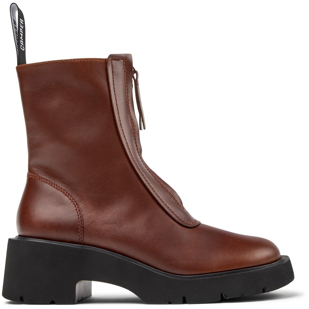 Bottines Milah Smooth Leather noir, CAMPER