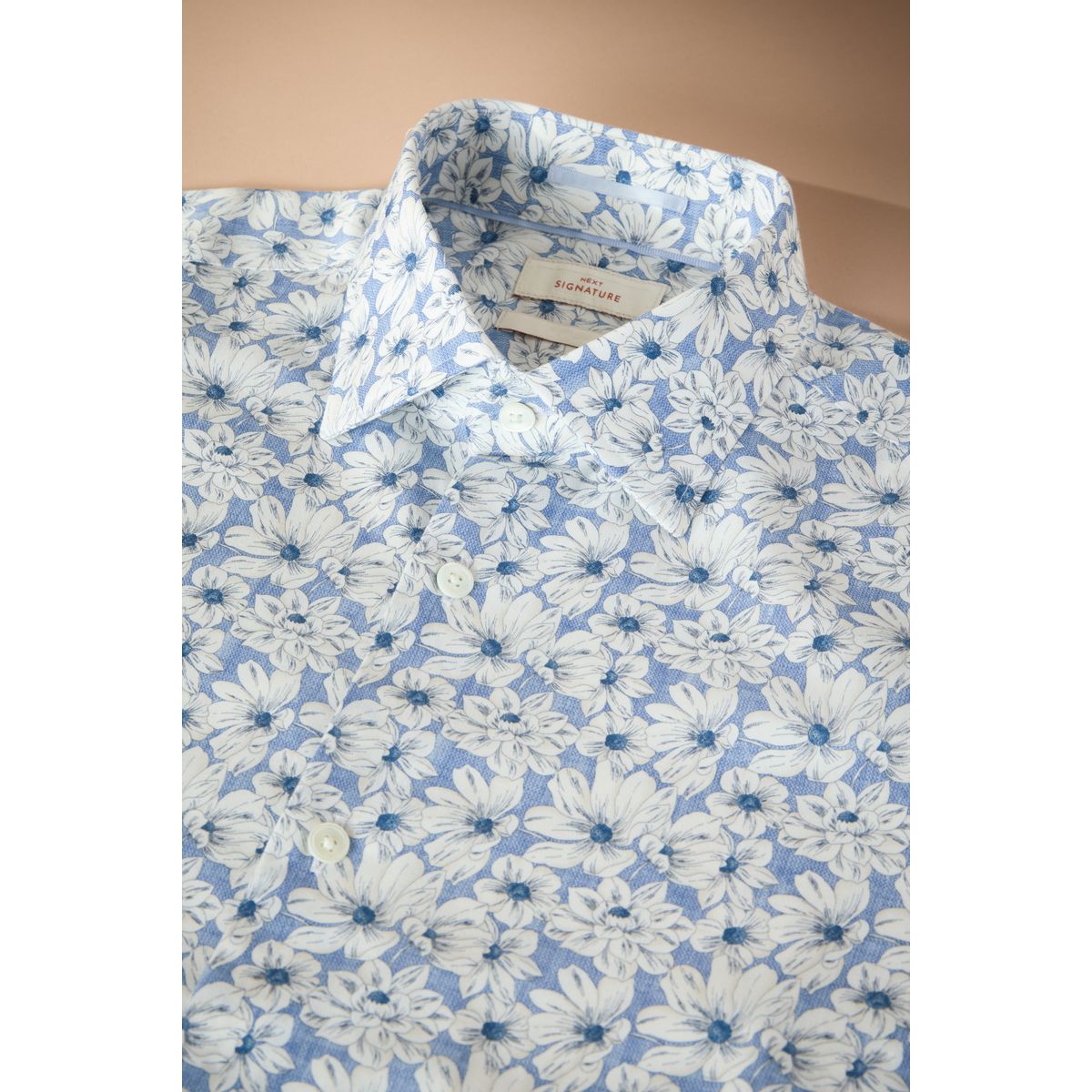 Chemise à manches longues et fleurs bleu ciel, NEXT