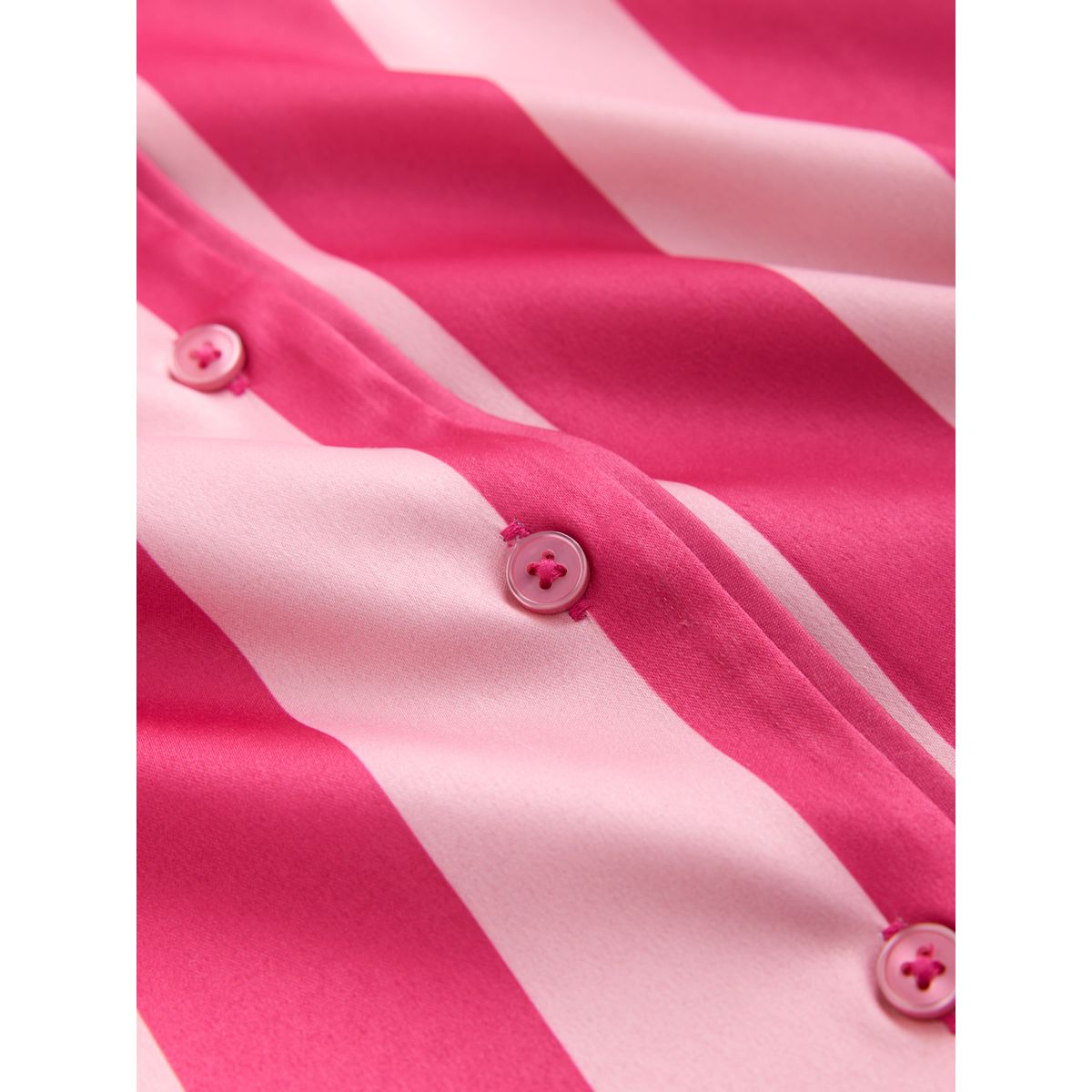 Pyjama short en satin à rayures rouge/rose, NEXT