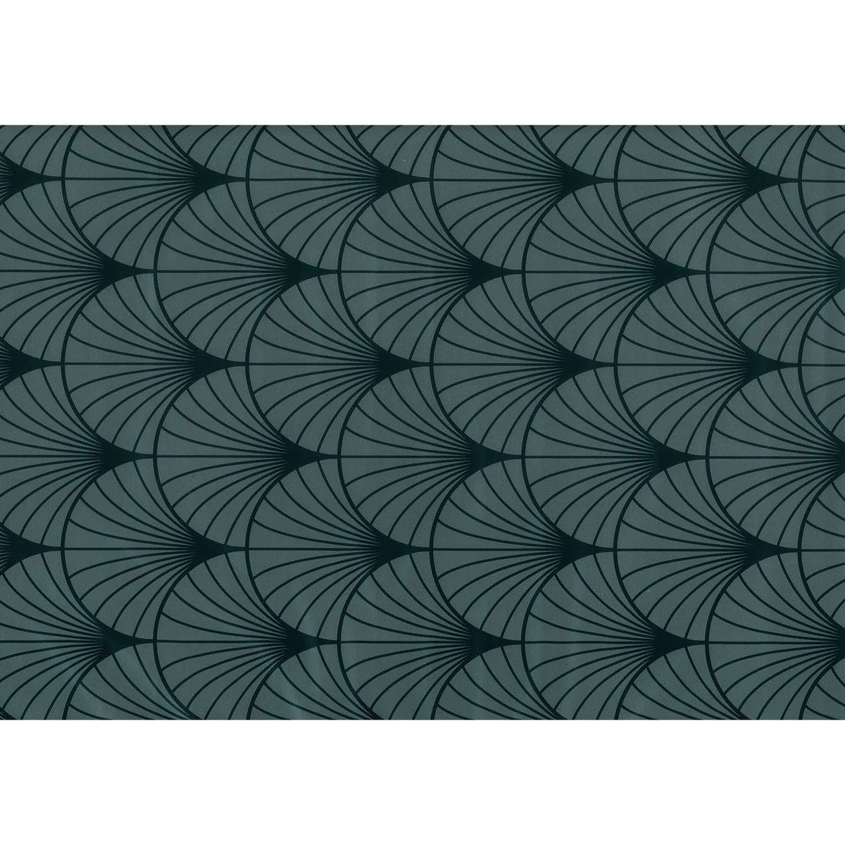 Adhésif décoratif pour meuble effet art déco noir, TOILINUX