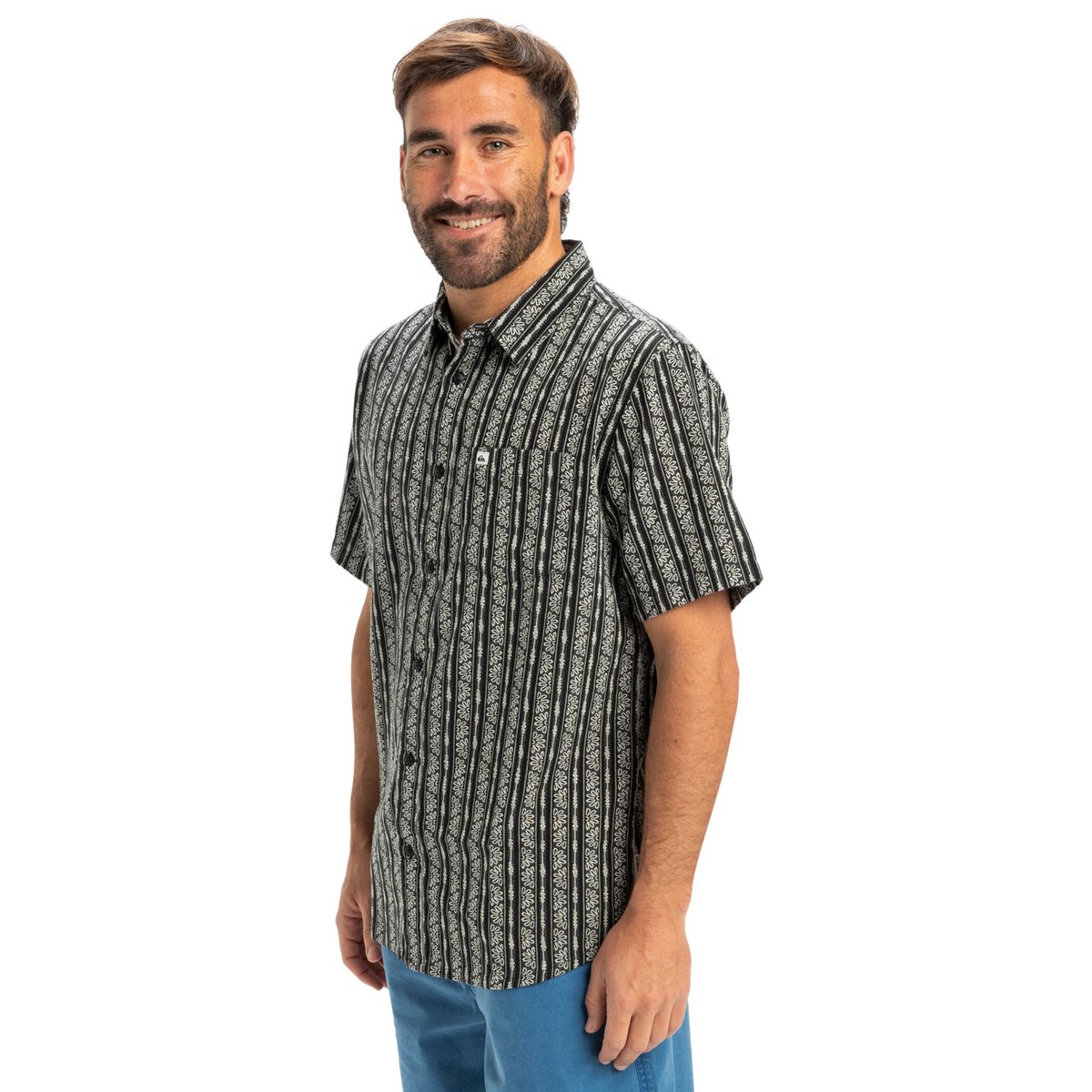 Chemise à manches courtes STREET WAY noir black street way, QUIKSILVER