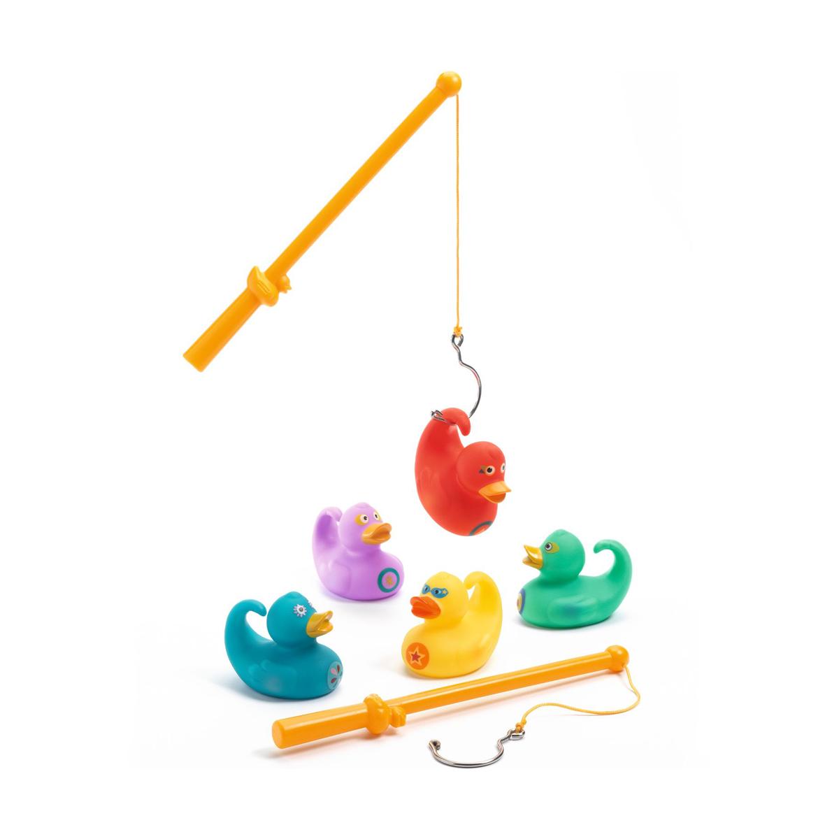 Jeu de pêche aux canards multicolore, DJECO