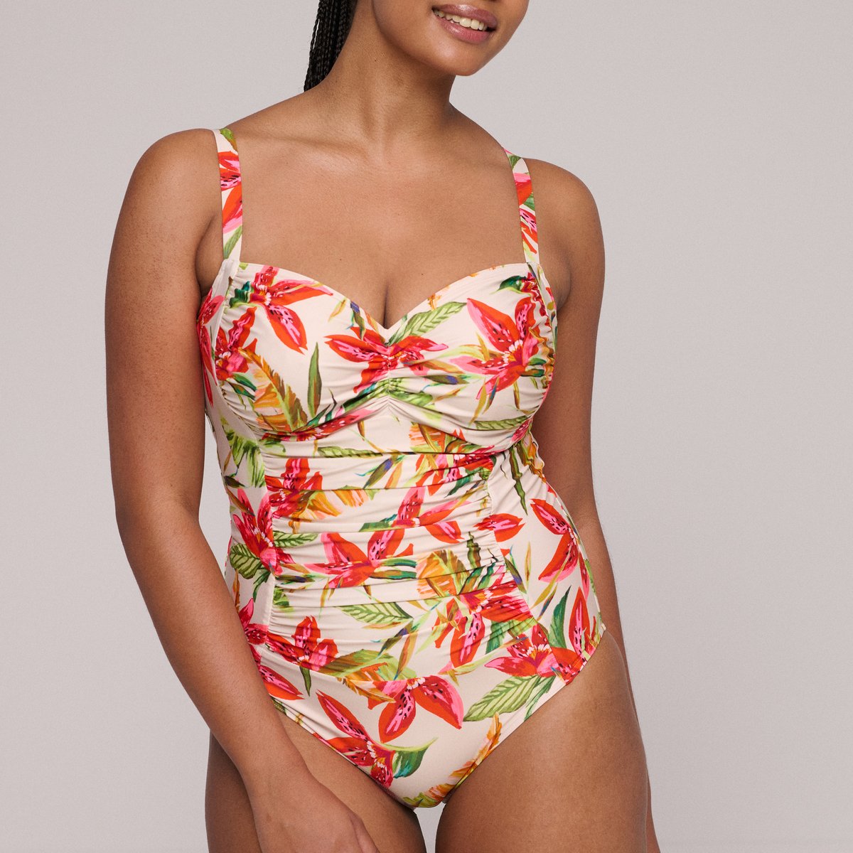 Maillot sculptant emboîtant TANZANIA multicolor - calm tropics, PRIMADONNA