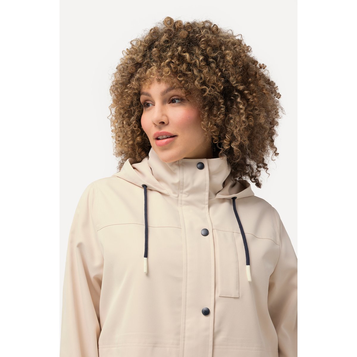 Parka HYPRAR, imperméable, col montant vanille, ULLA POPKEN