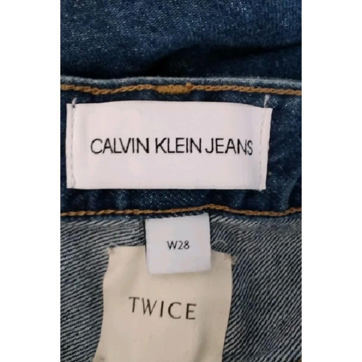 Jean droit - Très Bon État bleu, CALVIN KLEIN