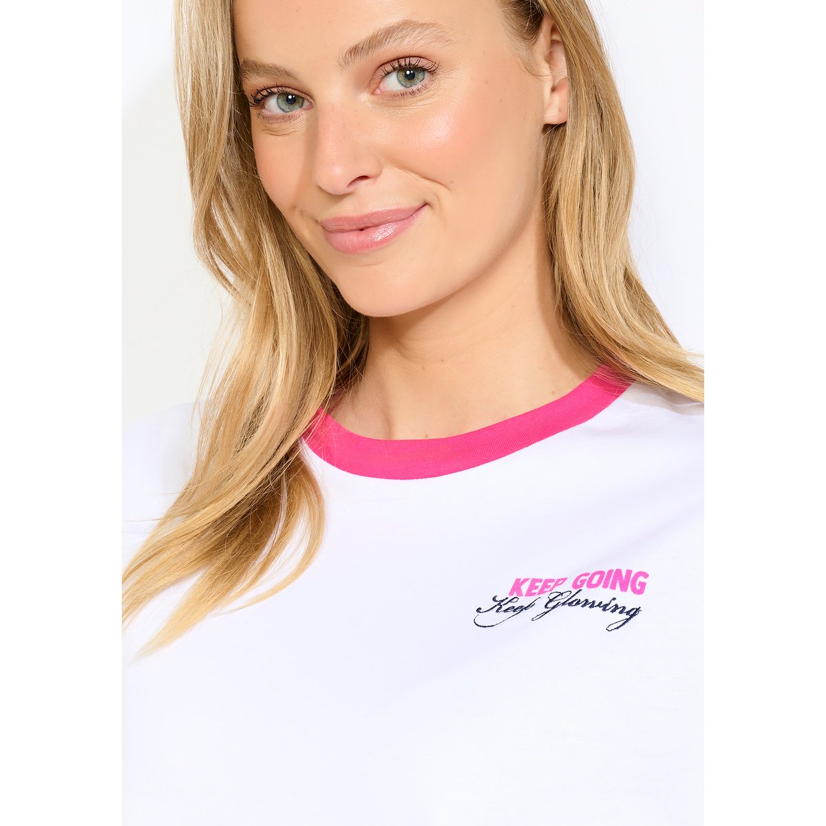 T-shirt de sport coton blanc, LOLALIZA