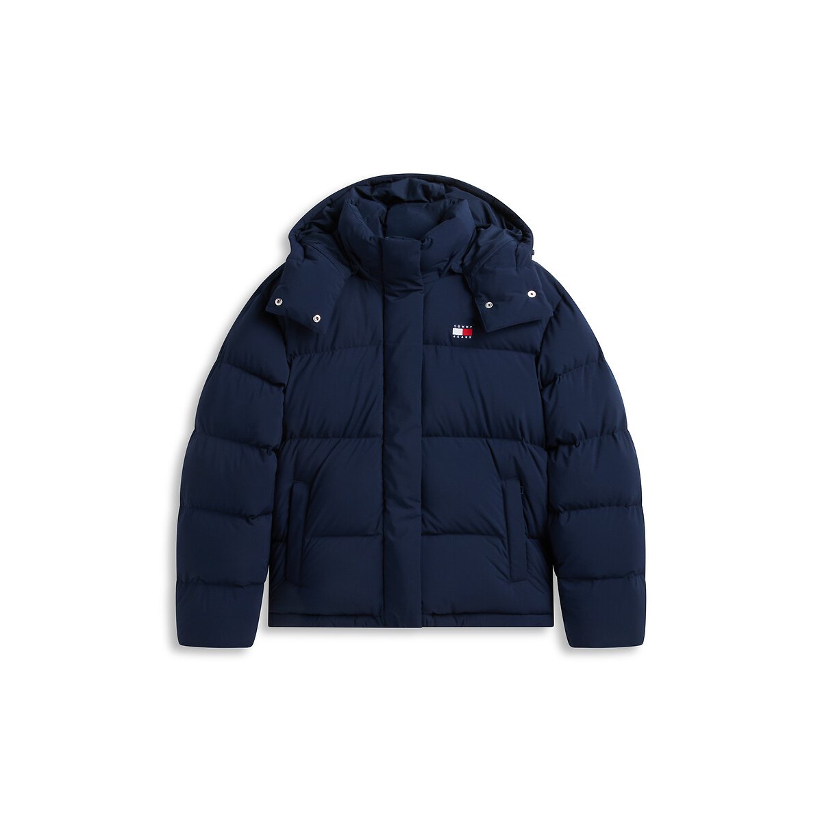 Chaqueta acolchada corta con capucha ALASKA azul marino, TOMMY JEANS