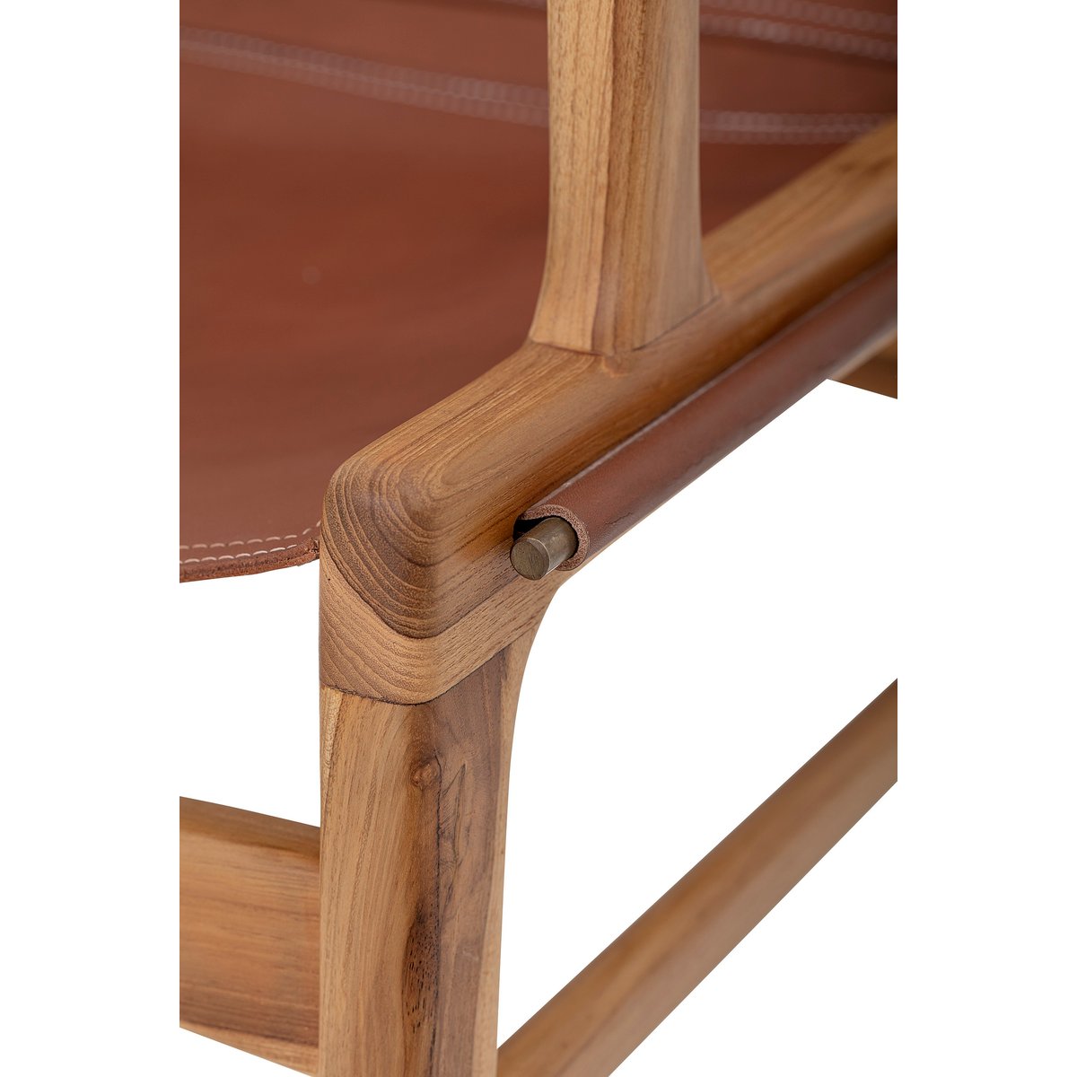 Chaise en cuir Ollie marron, BLOOMINGVILLE