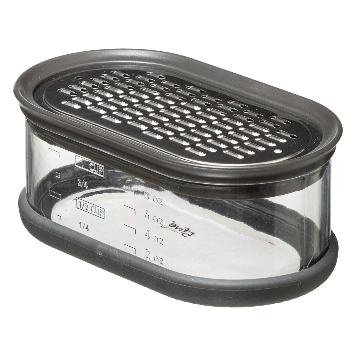 Râpe à fromage avec boîte de récupération ESSENTIELS gris, 5FIVE SIMPLY SMART