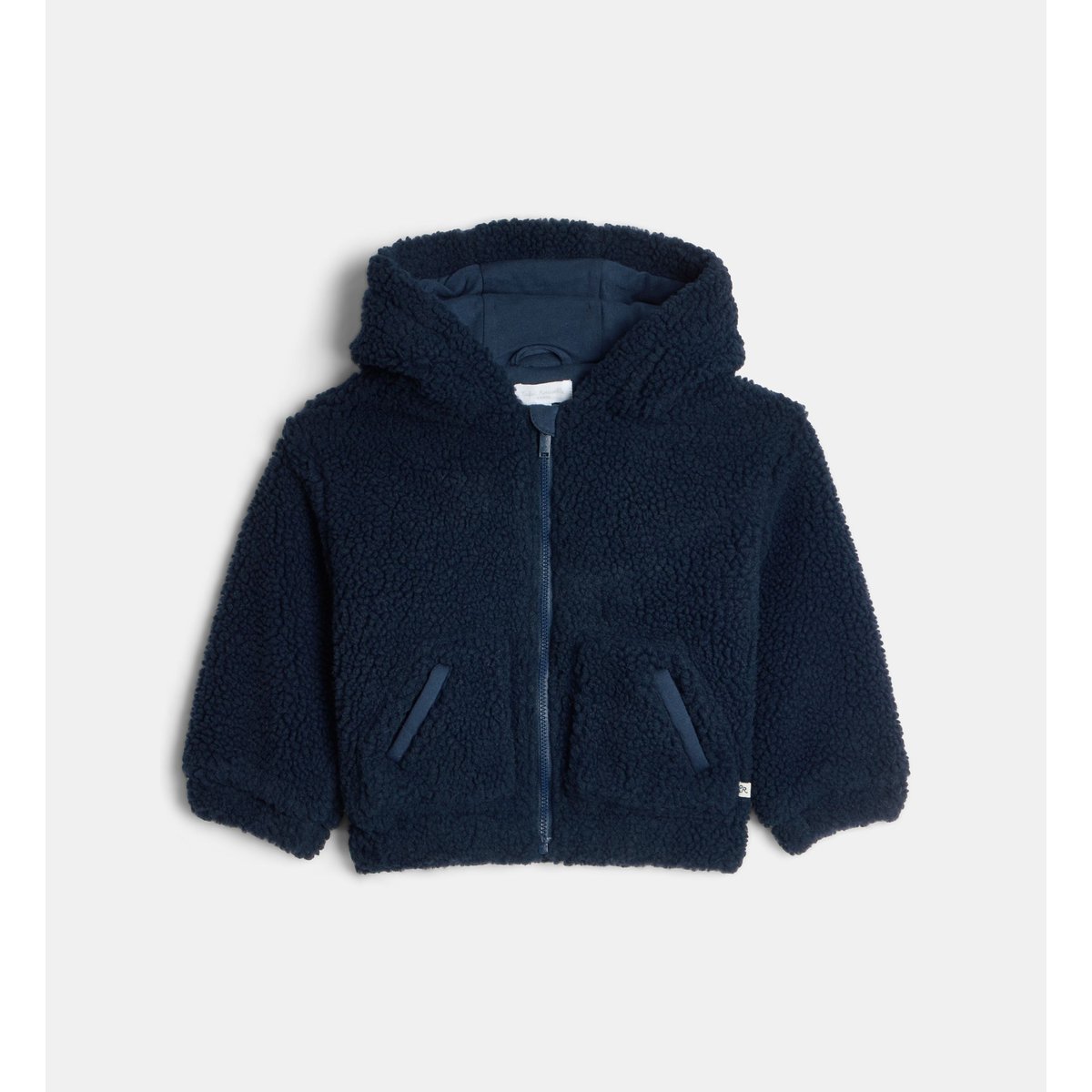 Veste totis capuche effet sherpa bleu, CADET ROUSSELLE