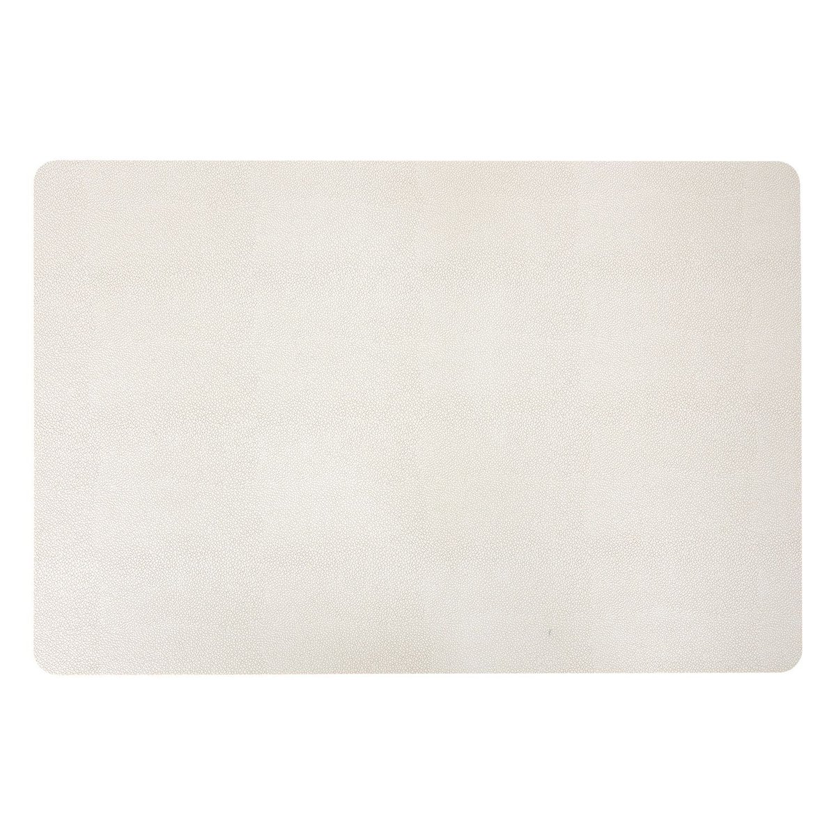 Lot de 6 sets de table effet écailles MIRA blanc, TOILINUX