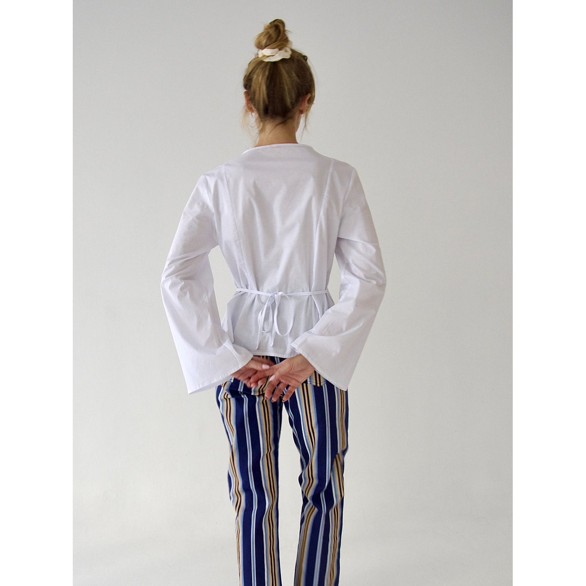 Blouse manches évasées MIREIA blanc, MINDTRAVELER