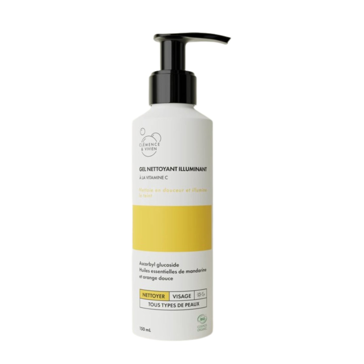 Gel nettoyant illuminant couleur unique, CLEMENCE ET VIVIEN