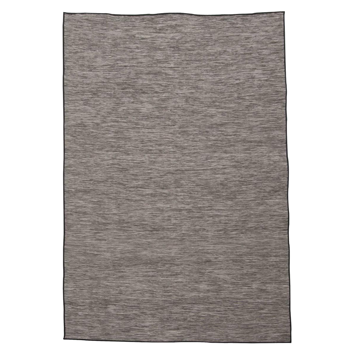 Tapis extérieur tissé kilim rectangle CHINAIO gris foncé, UN AMOUR DE TAPIS