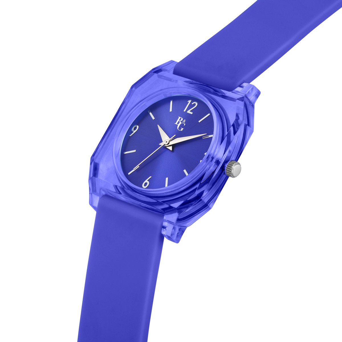 Montre BLOOM bleu, mat, B&G
