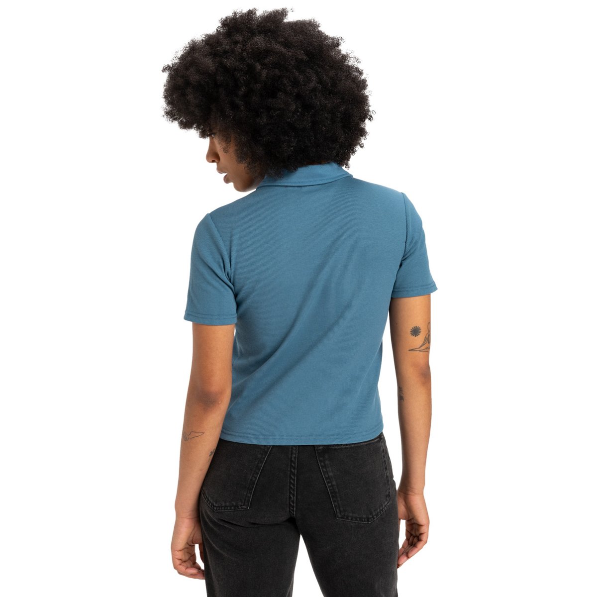 Polo à manches courtes NIGHTCALL POLO bleu real teal, QUIKSILVER